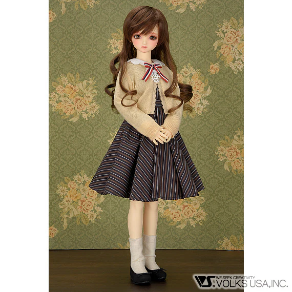 Striped Dress Set (Cream) - Image 2