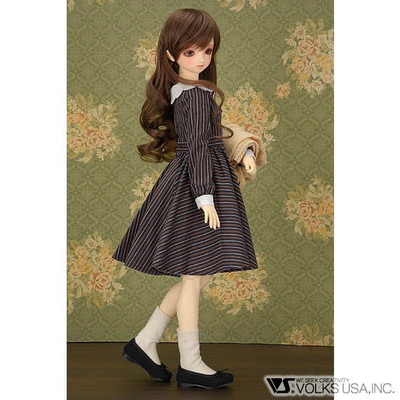 Striped Dress Set (Cream) - Image 4