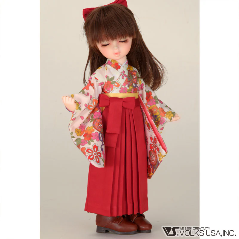 Hakama Set / Chibi (Dark Red) - Image 2