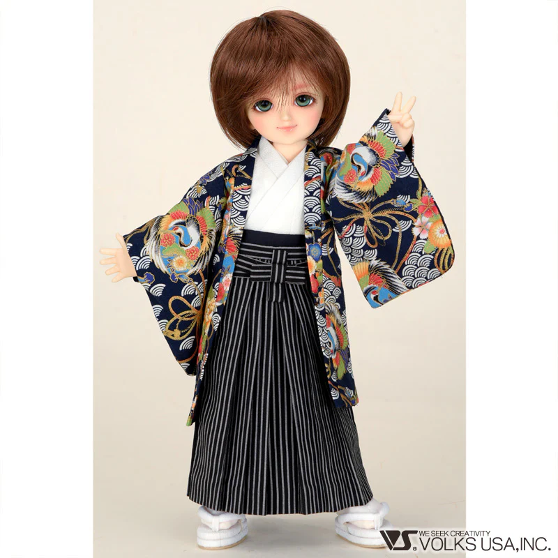 Haori and Hakama Set / Chibi (Navy) - Image 2