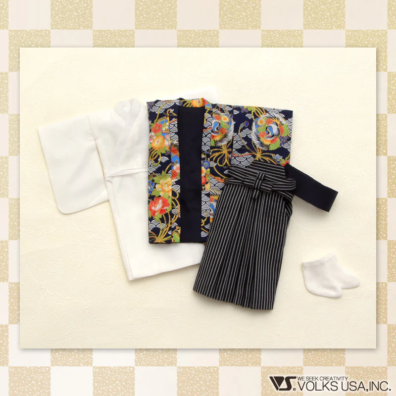 Haori and Hakama Set / Chibi (Navy) - Image 4