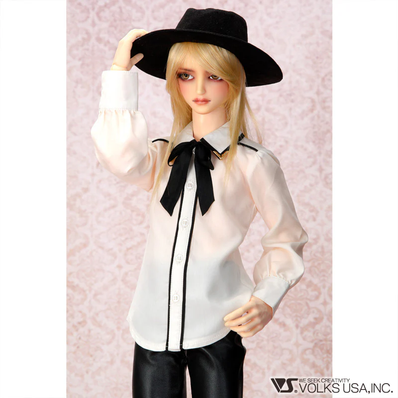 Black Ribbon Blouse / L - Image 4