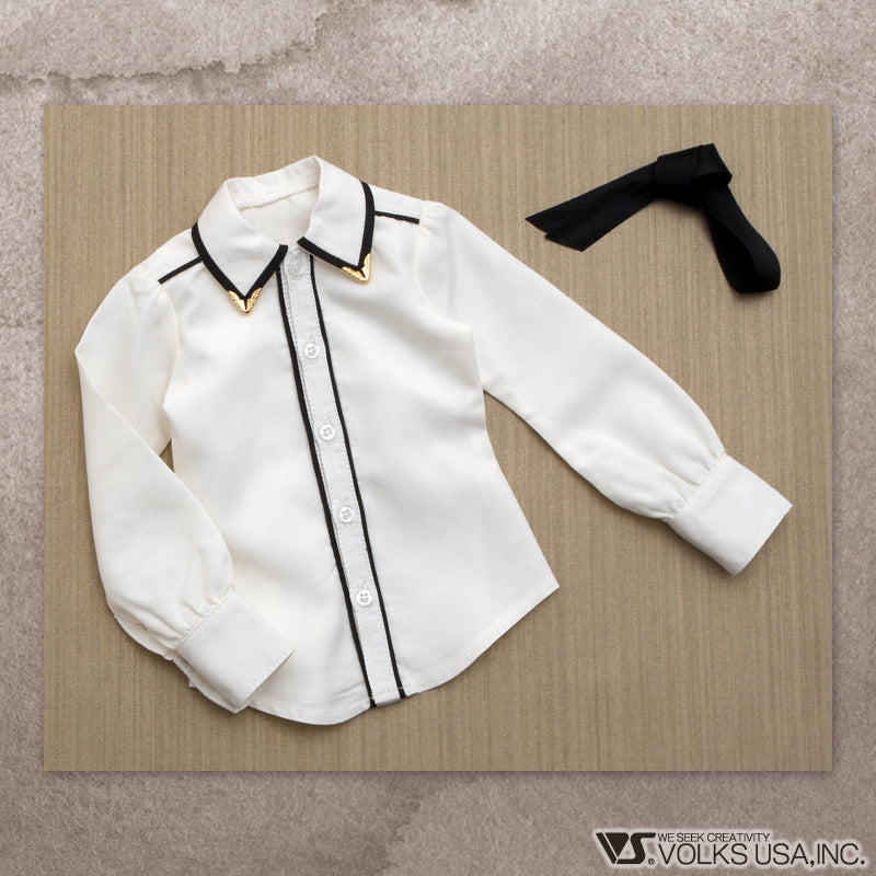 Black Ribbon Blouse / L - Image 5
