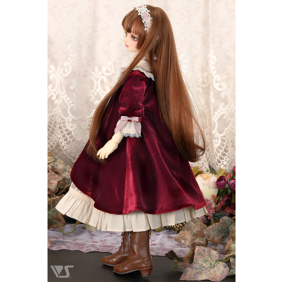 Velour Dress / Mini (Rose Red) - Image 4