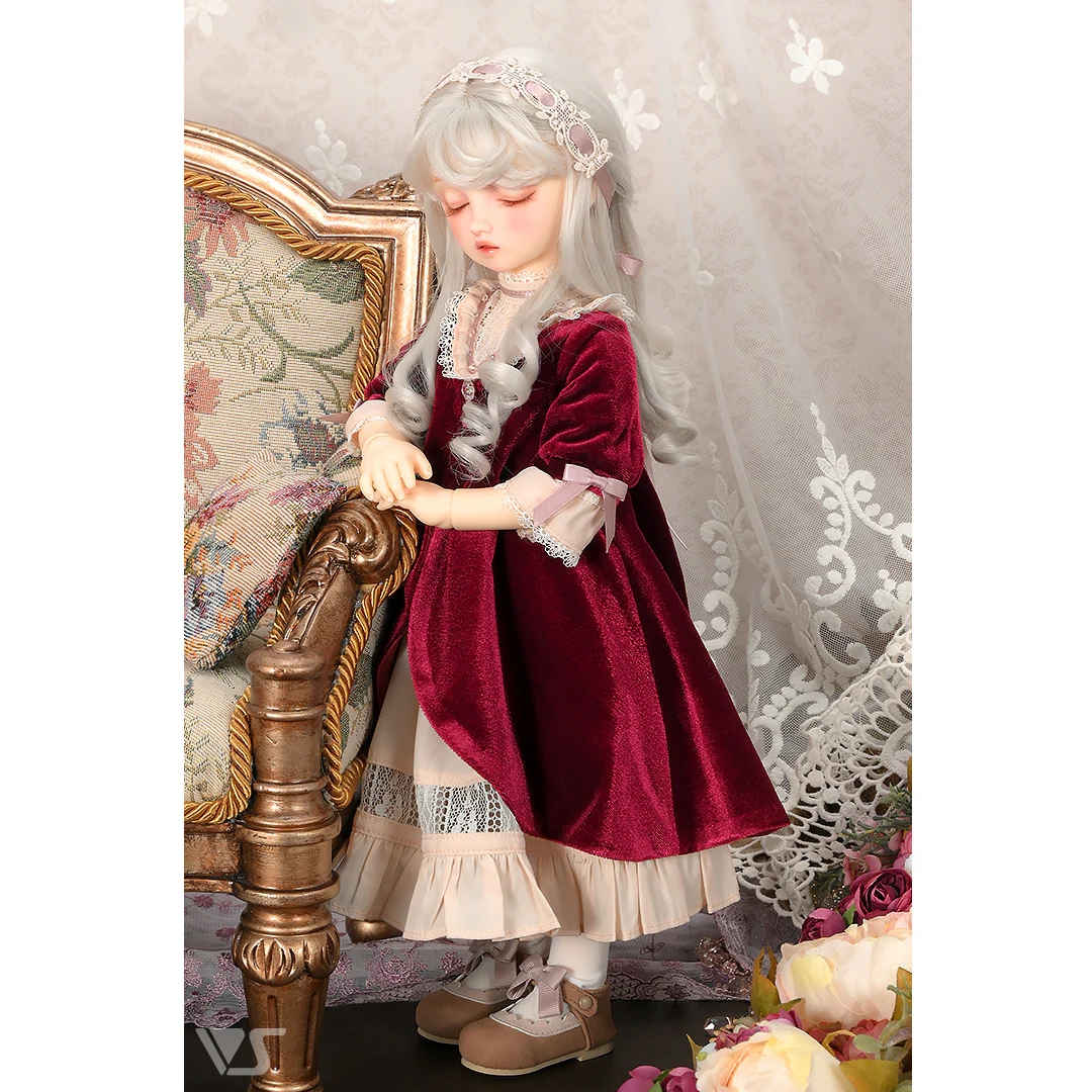 Velour Dress / Mini (Rose Red) - Image 7