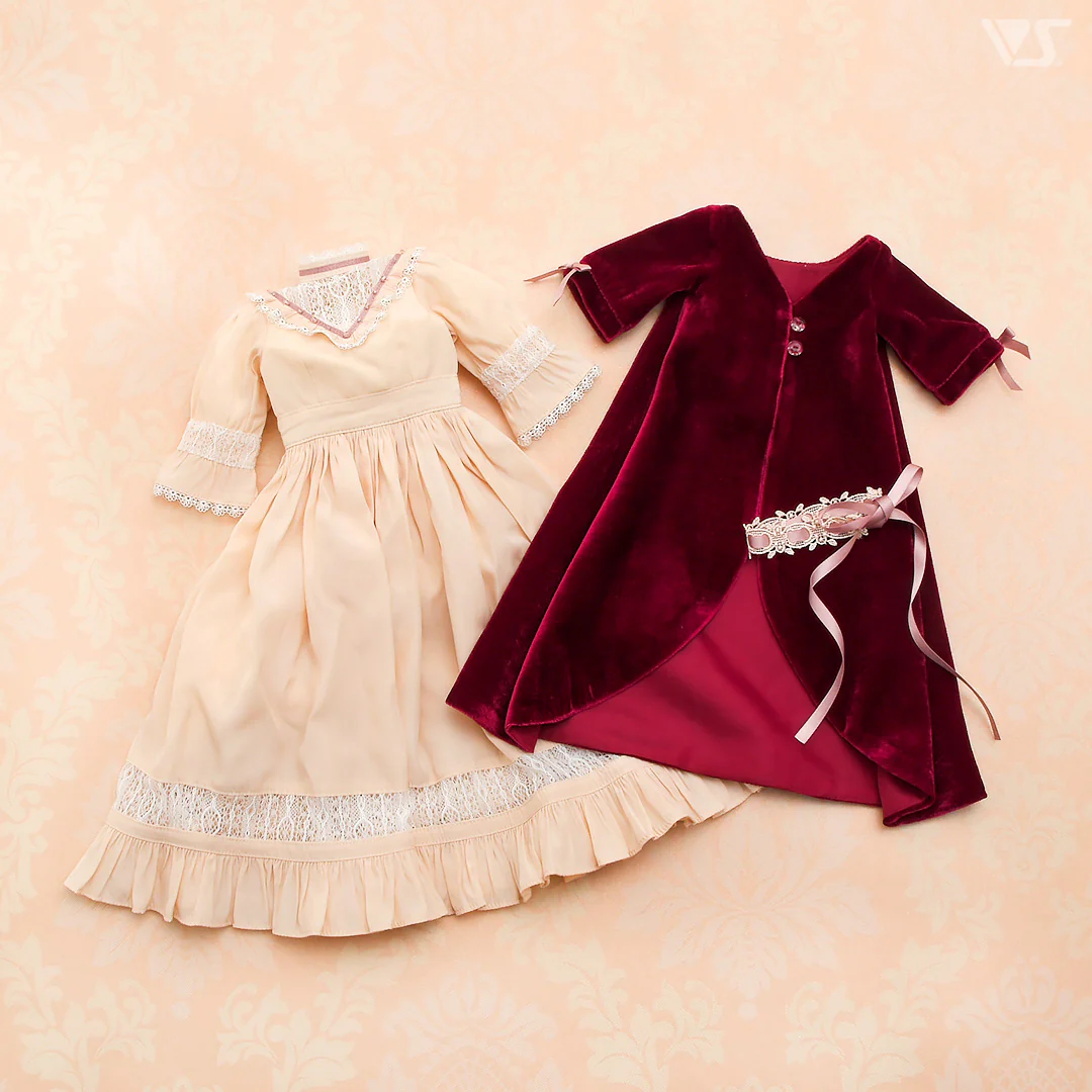Velour Dress (Rose Red) - Image 8