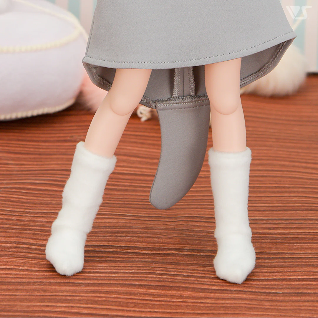 SDM Fluffy Socks / Mini (White) - Image 3