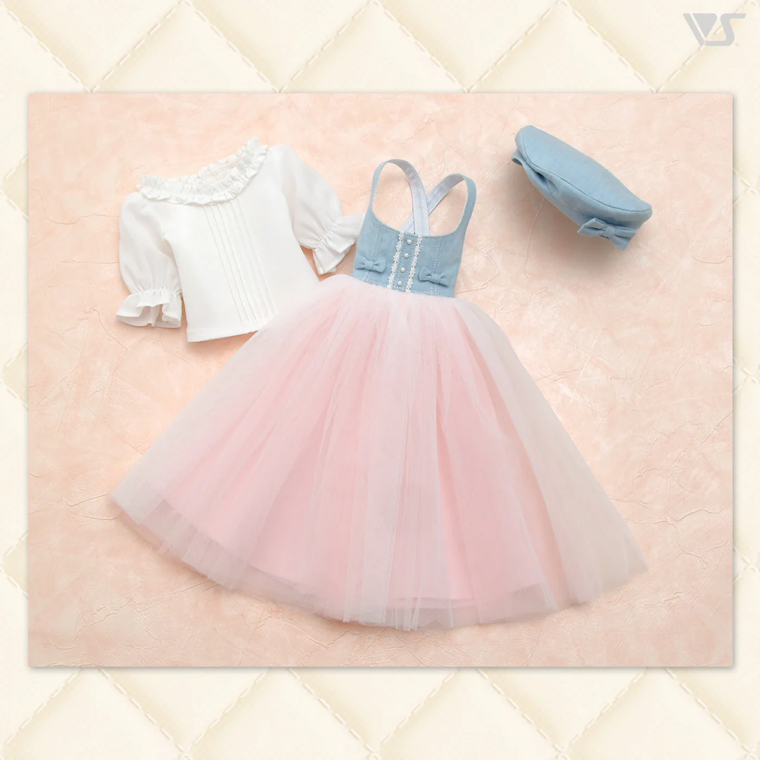 Denim and Tulle Pretty Dress - Image 4