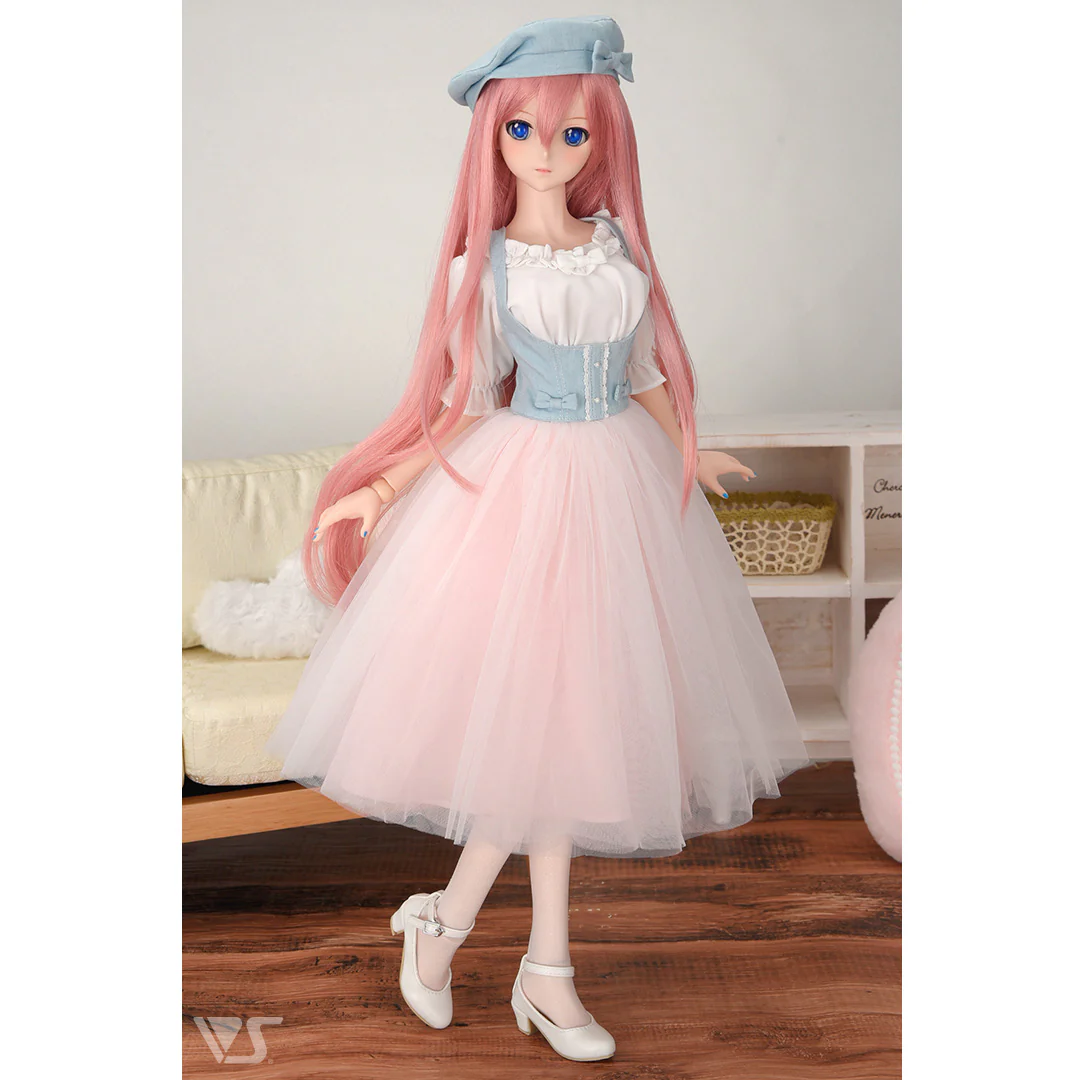 Denim and Tulle Girly Dress - Image 2