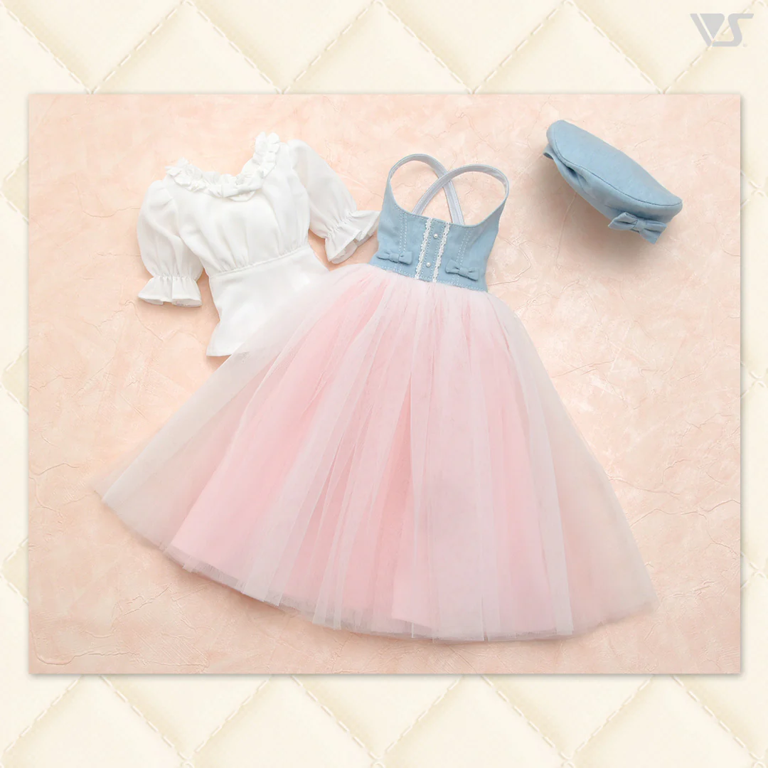 Denim and Tulle Girly Dress - Image 4