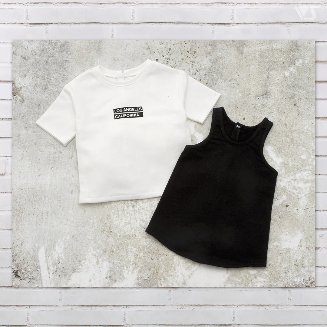 Box Logo Tee & Tank Top (White)