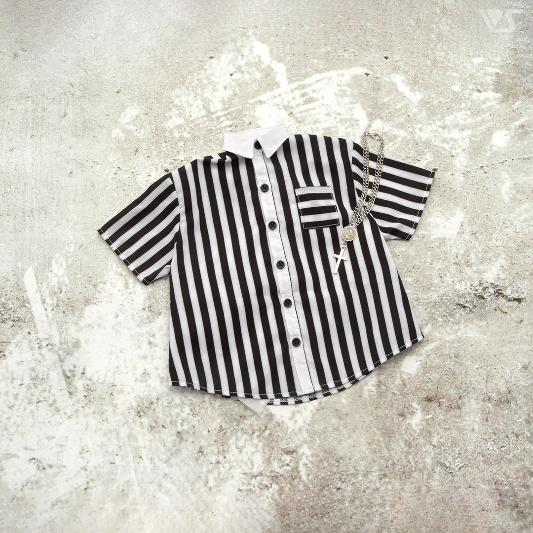 Striped Shirt & Necklace
