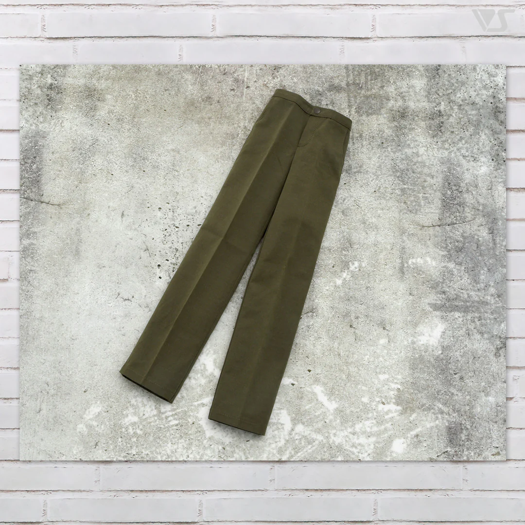 Straight Chino Pants / L (Khaki)