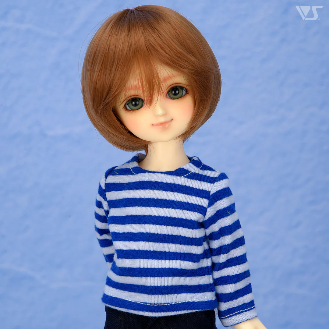 Long Sleeve T-shirt / Chibi (Blue Stripes) - Image 2