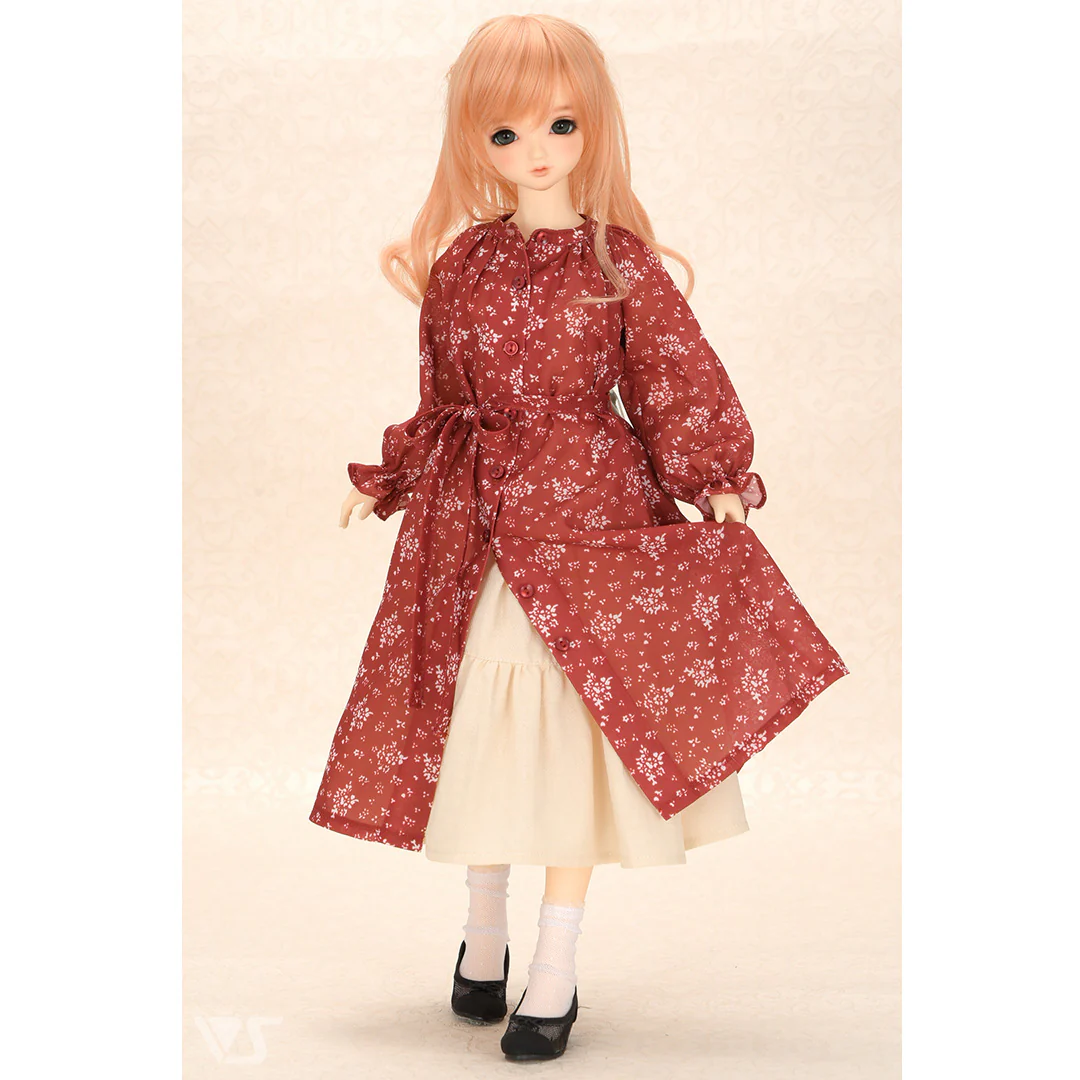 Chiffon Dress Set (Bordeaux) - Image 2