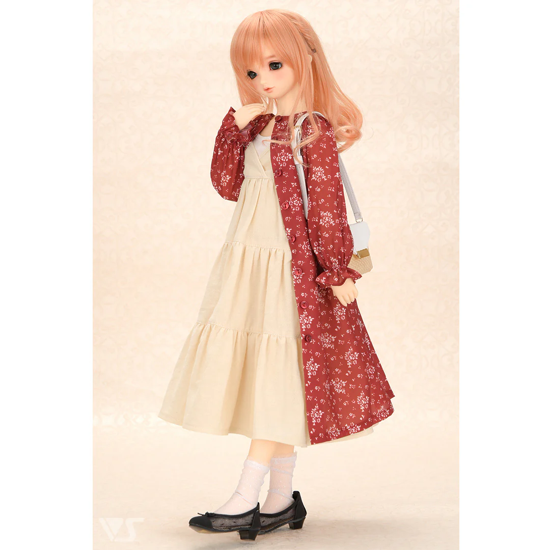 Chiffon Dress Set (Bordeaux) - Image 3