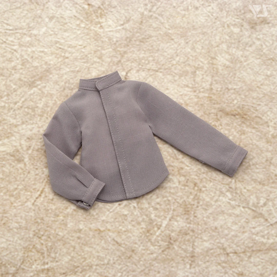 Band Collar Shirt / Mini (Gray)