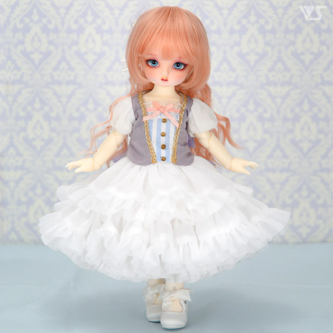 Pompon Skirt / Mini (White) - Image 2