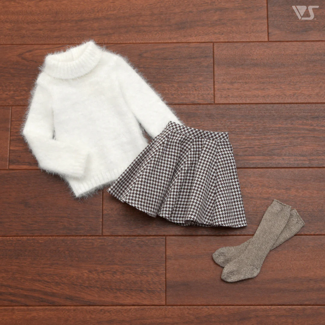 Fluffy Sweater Set (Chocolate) - Image 4