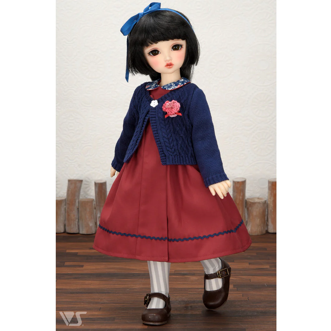 Dark Red Dress Set / Mini - Image 2
