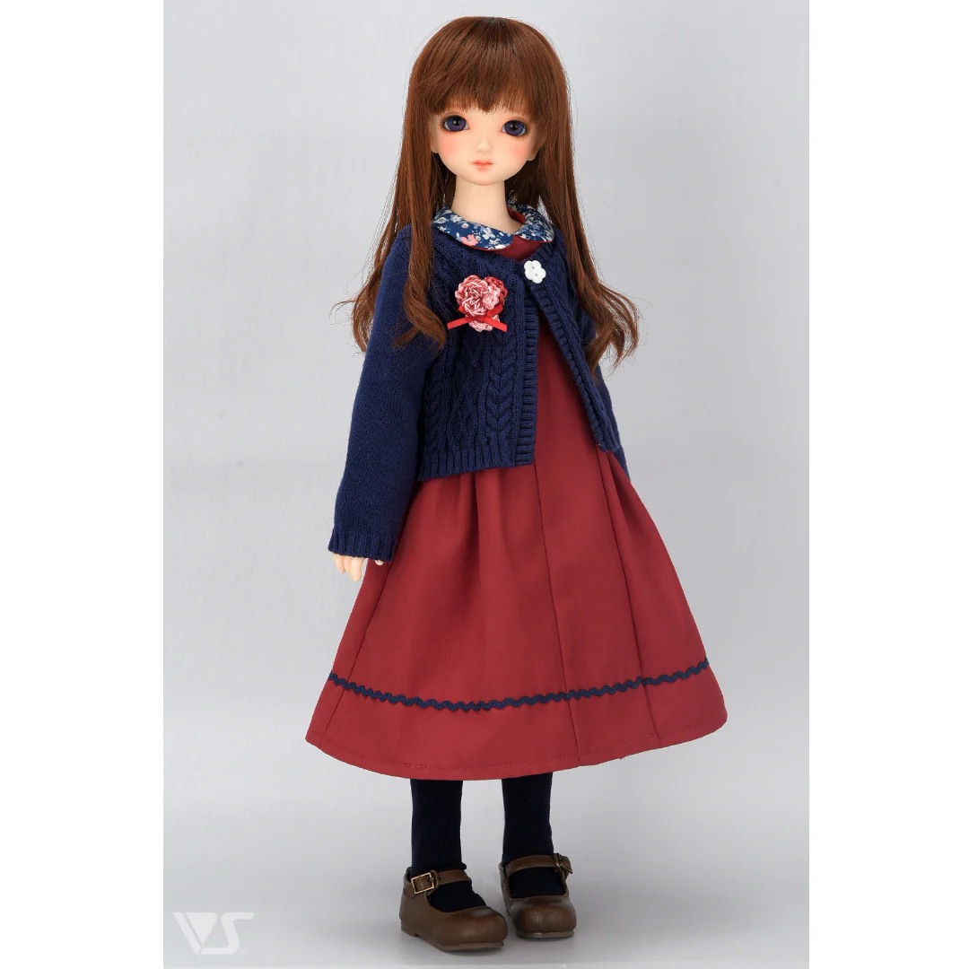 Dark Red Dress Set / Mini - Image 4
