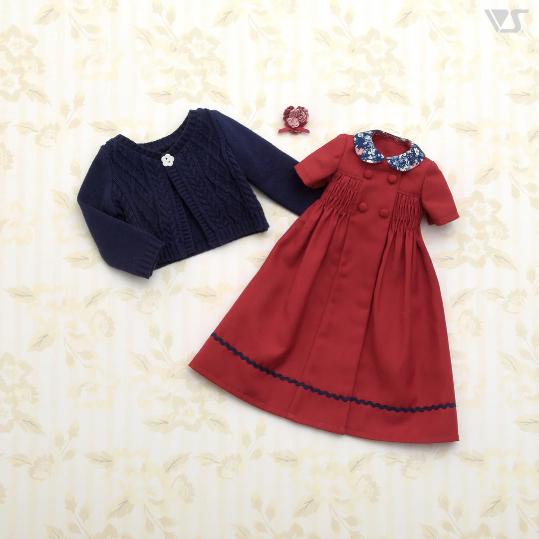 Dark Red Dress Set / Mini - Image 6