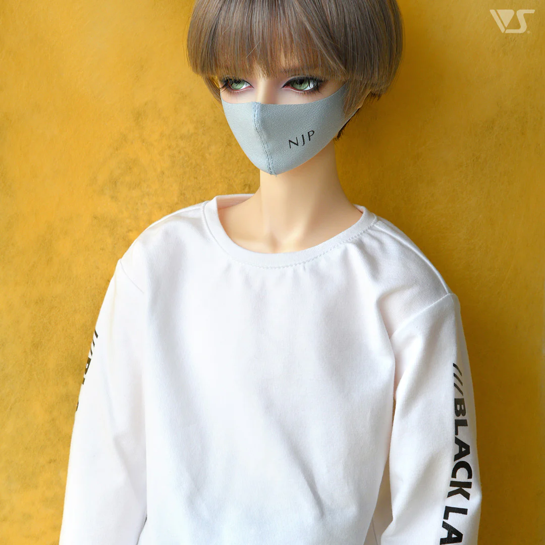 Mask & Long Sleeve Tee (White) - Image 2