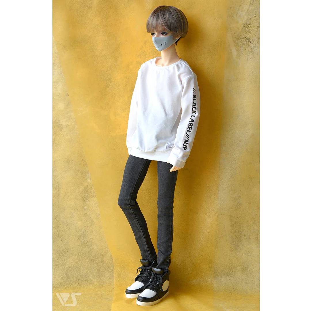 Mask & Long Sleeve Tee (White) - Image 3