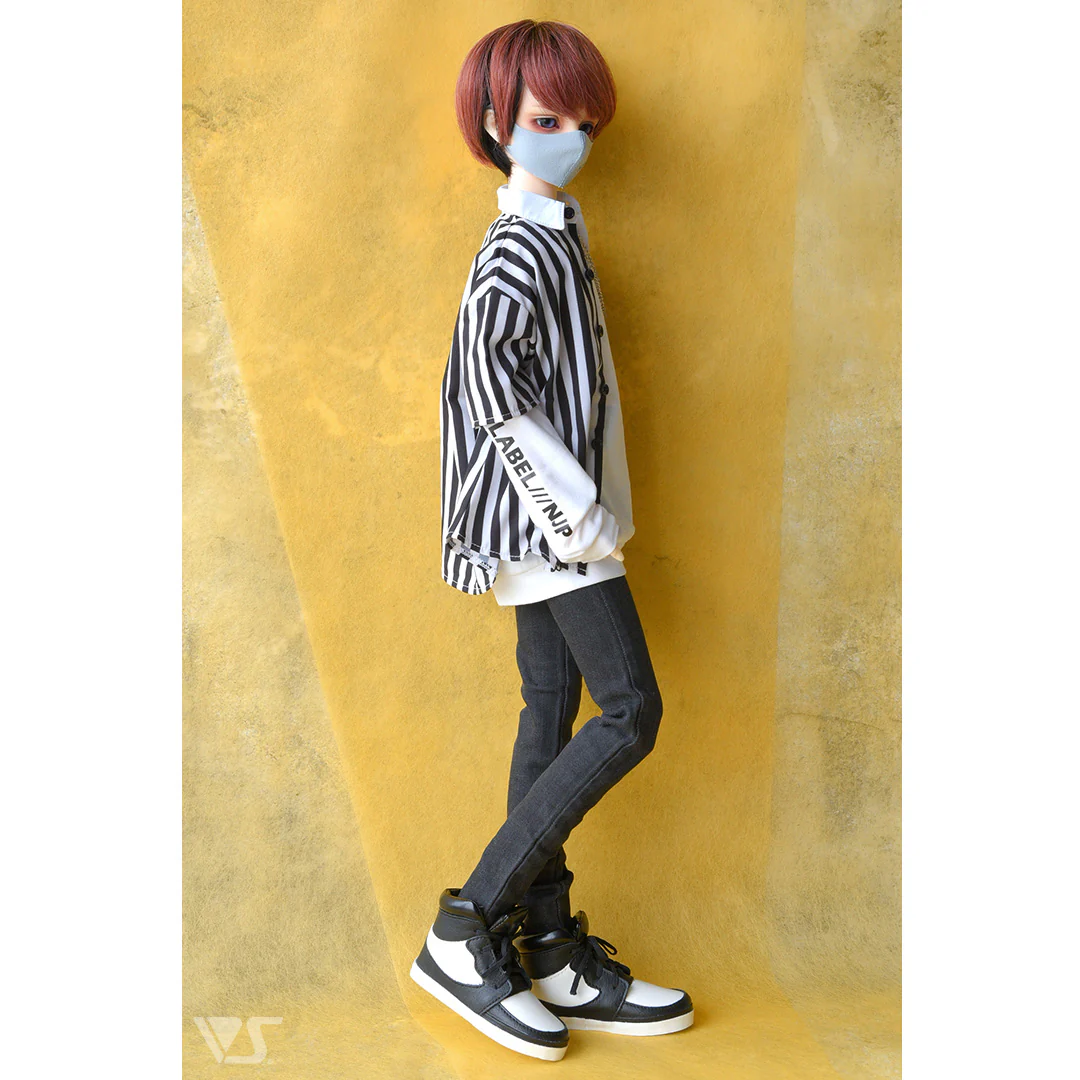 Mask & Long Sleeve Tee (White) - Image 4