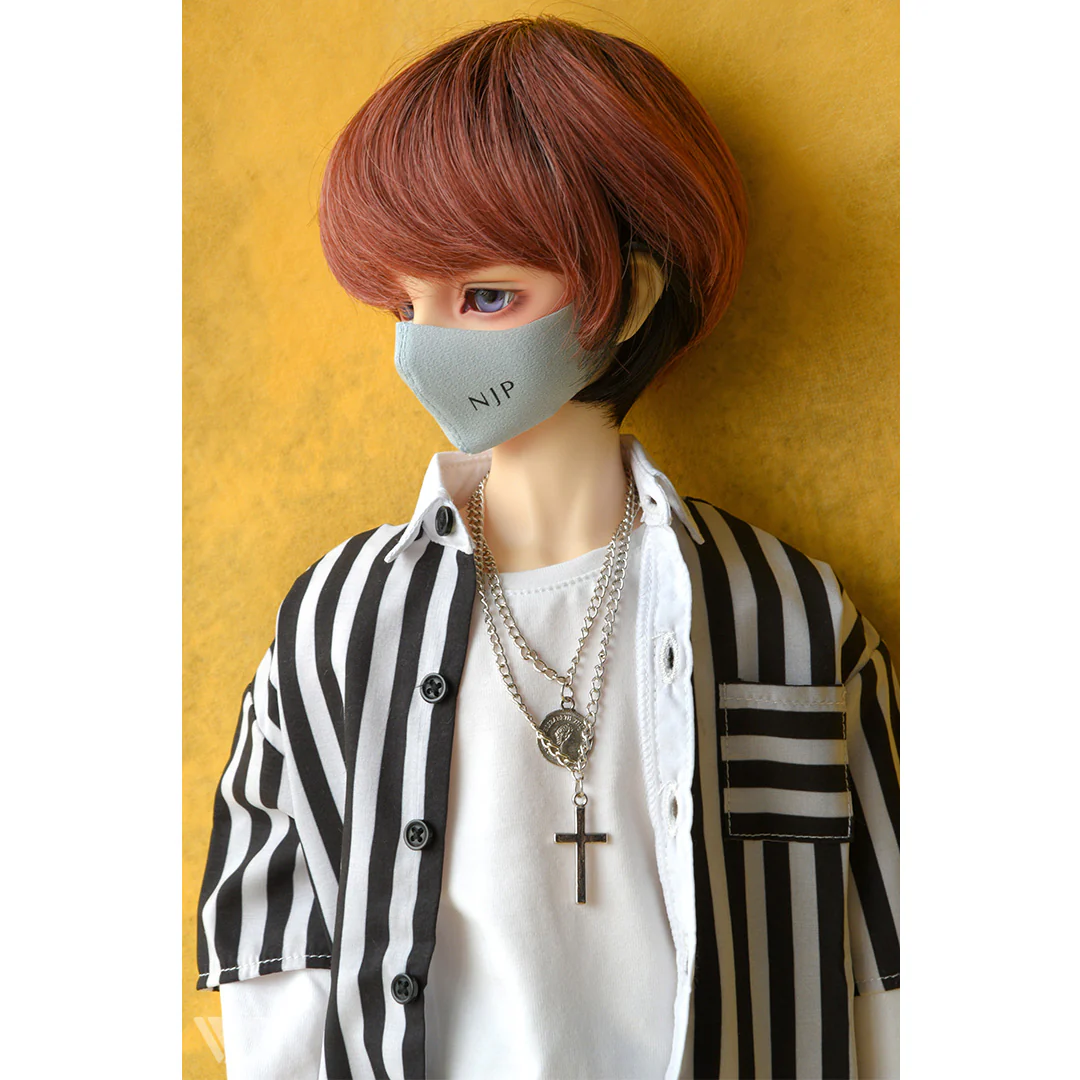 Mask & Long Sleeve Tee (White) - Image 5