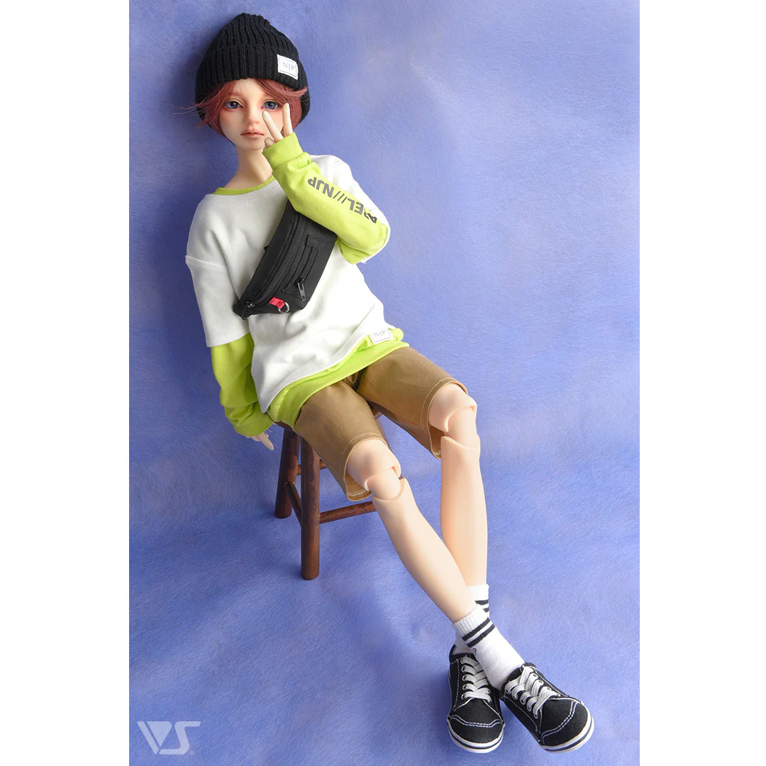 Mask & Long Sleeve Tee (Lime Green) - Image 4