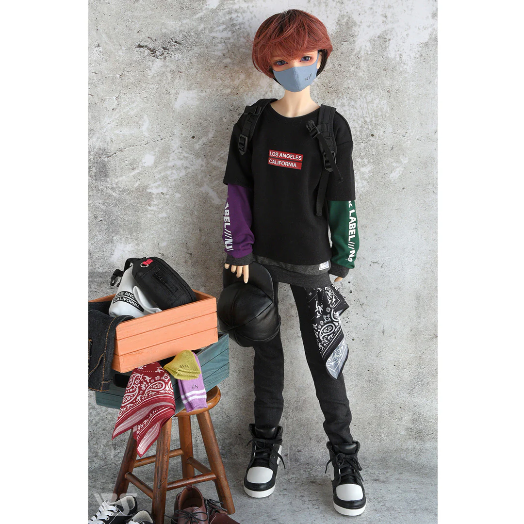 Mask & Long Sleeve Tee (Mix Color) - Image 4