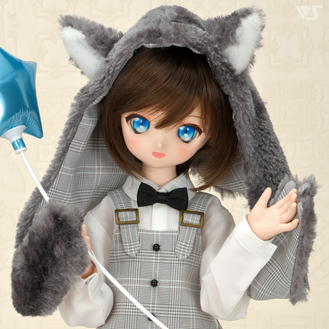 Cat Ear Hooded Scarf (Gray) - Image 2