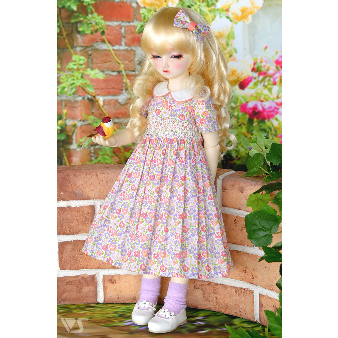 Smocked Dress (Purple Pink) - Image 2