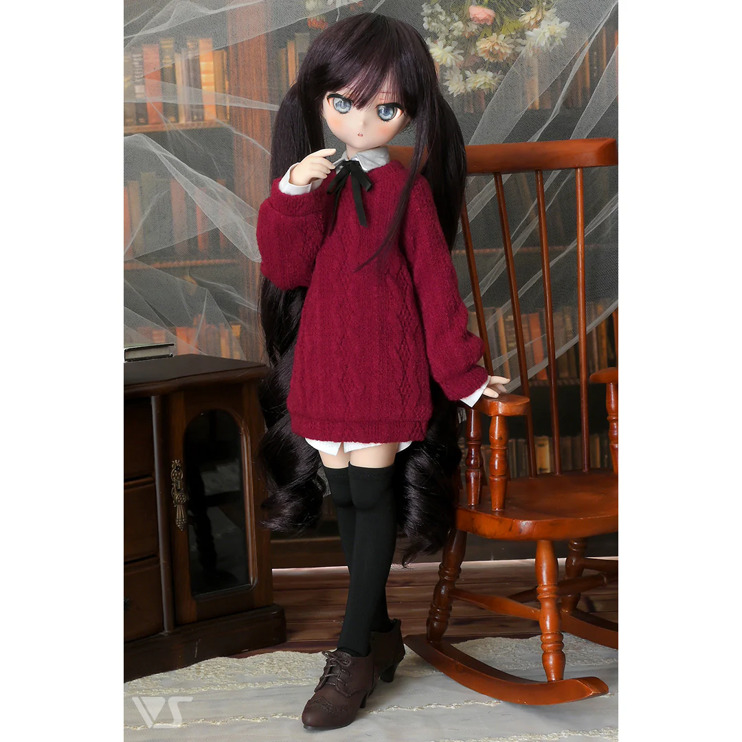 Sweater Dress Set / Mini (Bordeaux) - Image 4