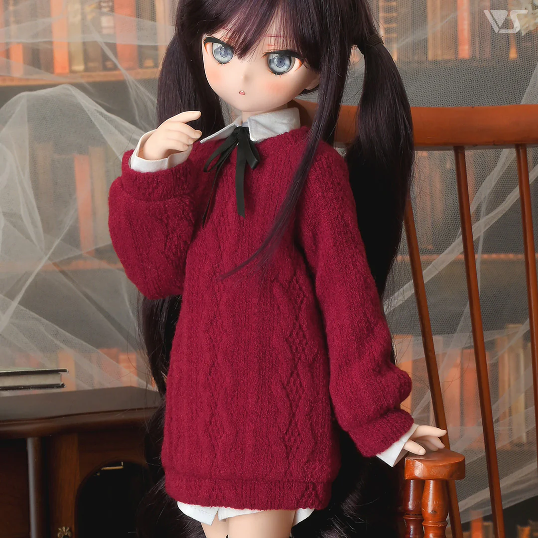 Sweater Dress Set / Mini (Bordeaux) - Image 5