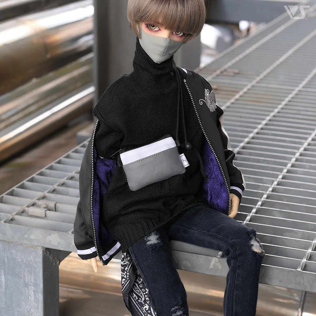 Turtle Neck Sweater Set (Black) - Image 4