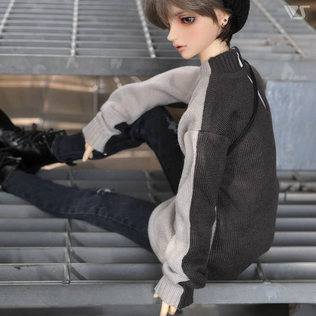 High Neck Sweater Set (Bicolor) - Image 3
