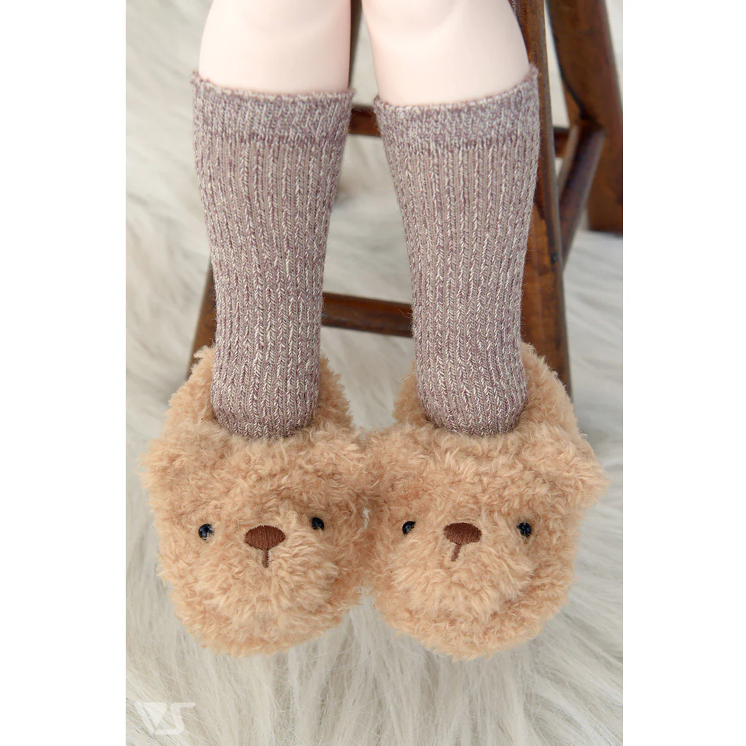 Teddy Bear Plush Slippers - Image 2