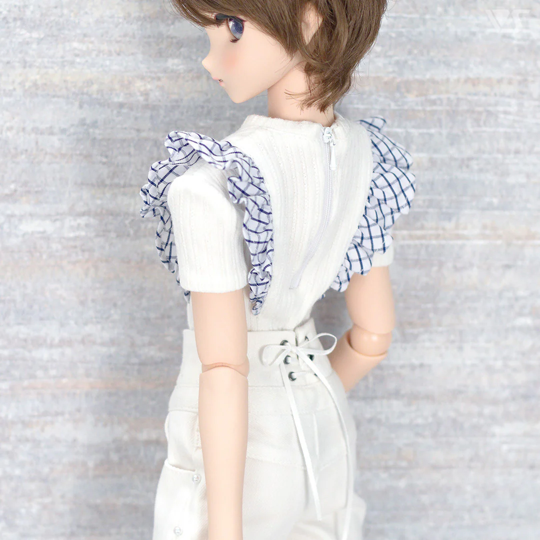 White & Plaid Skinny Set - Image 5