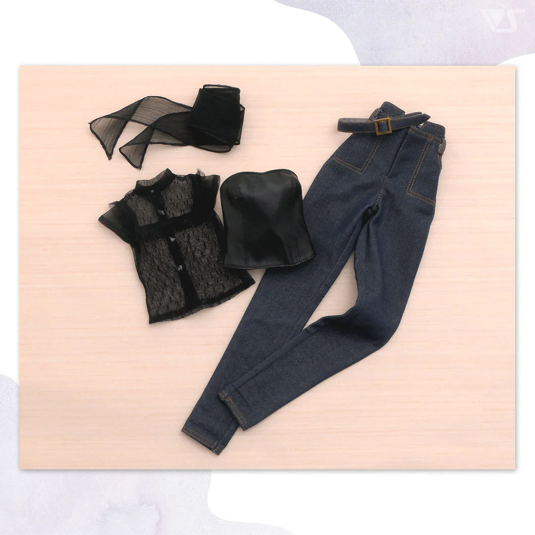 Tulle Top & Denim Pants Set - Image 7