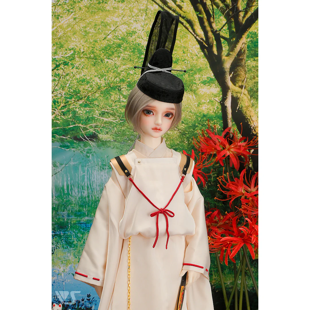 Jet Black Kanmuri Hat - Image 3