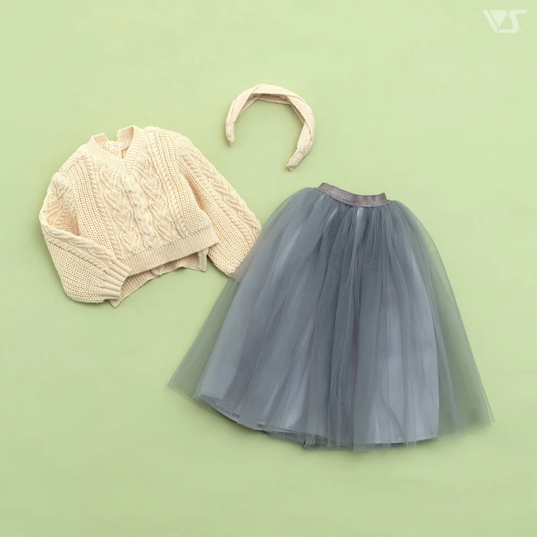 Loose Sweater & Tulle Skirt Set / Mini - Image 5