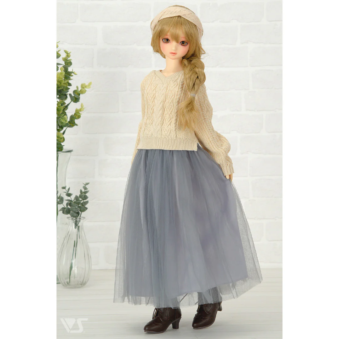 Loose Sweater & Tulle Skirt Set - Image 2