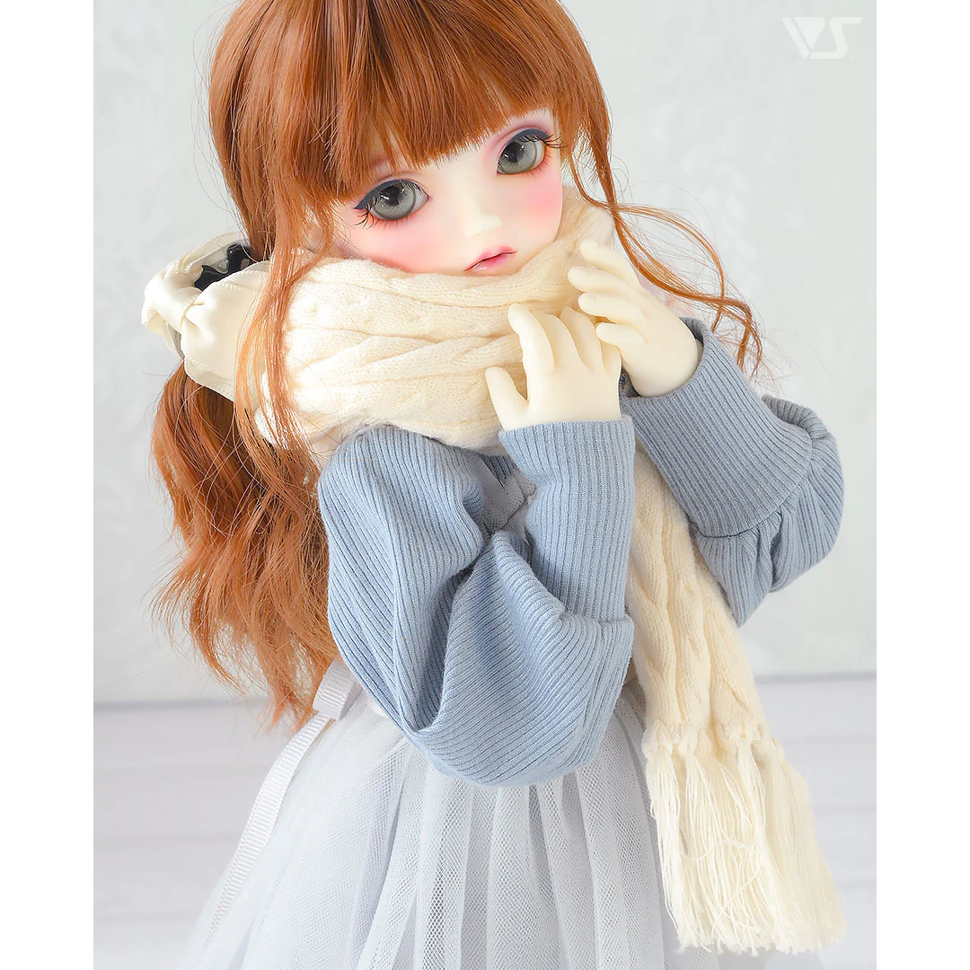 Cable Knit Scarf (Ivory) - Image 4