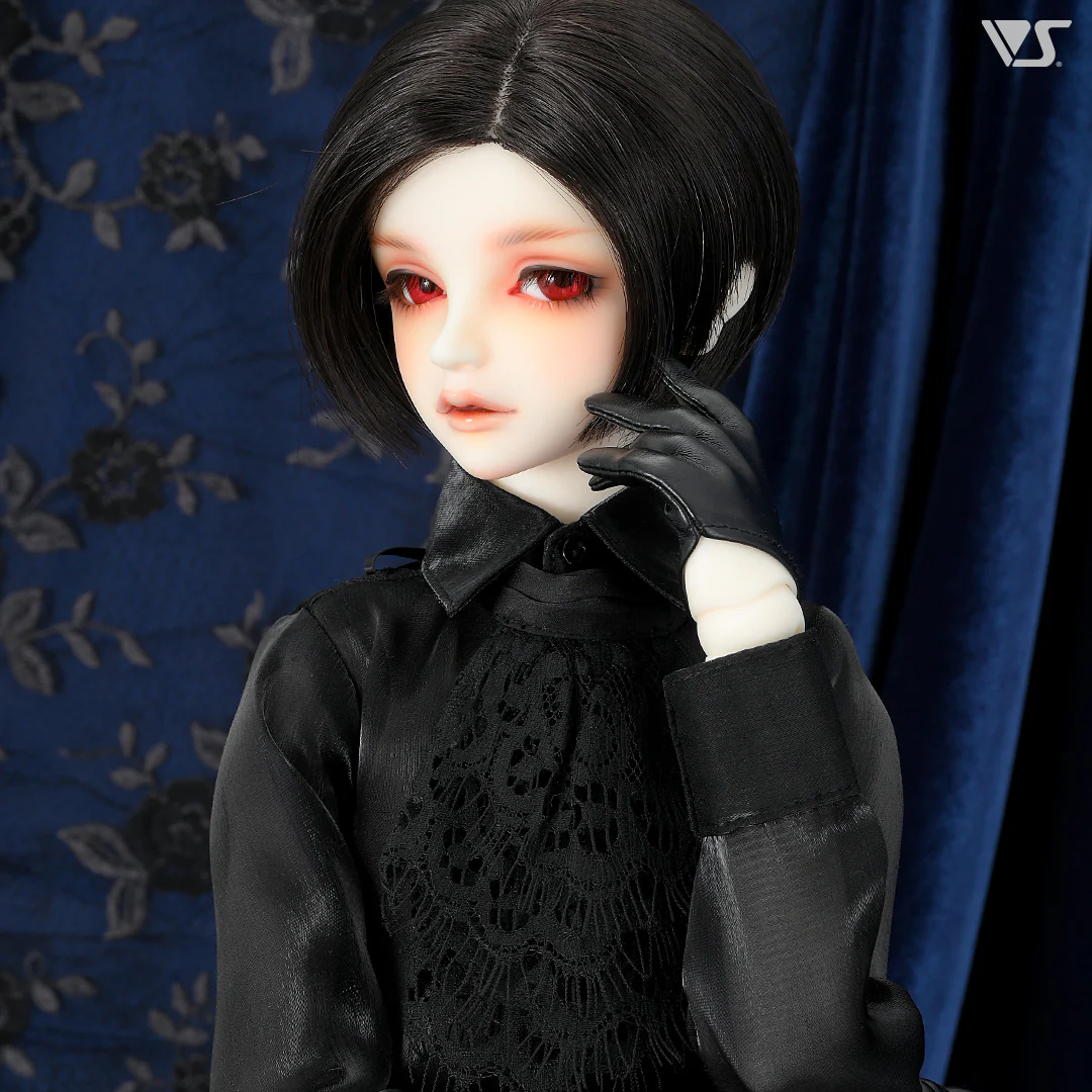 Gothic Half Palm Gloves (Black) - Image 2