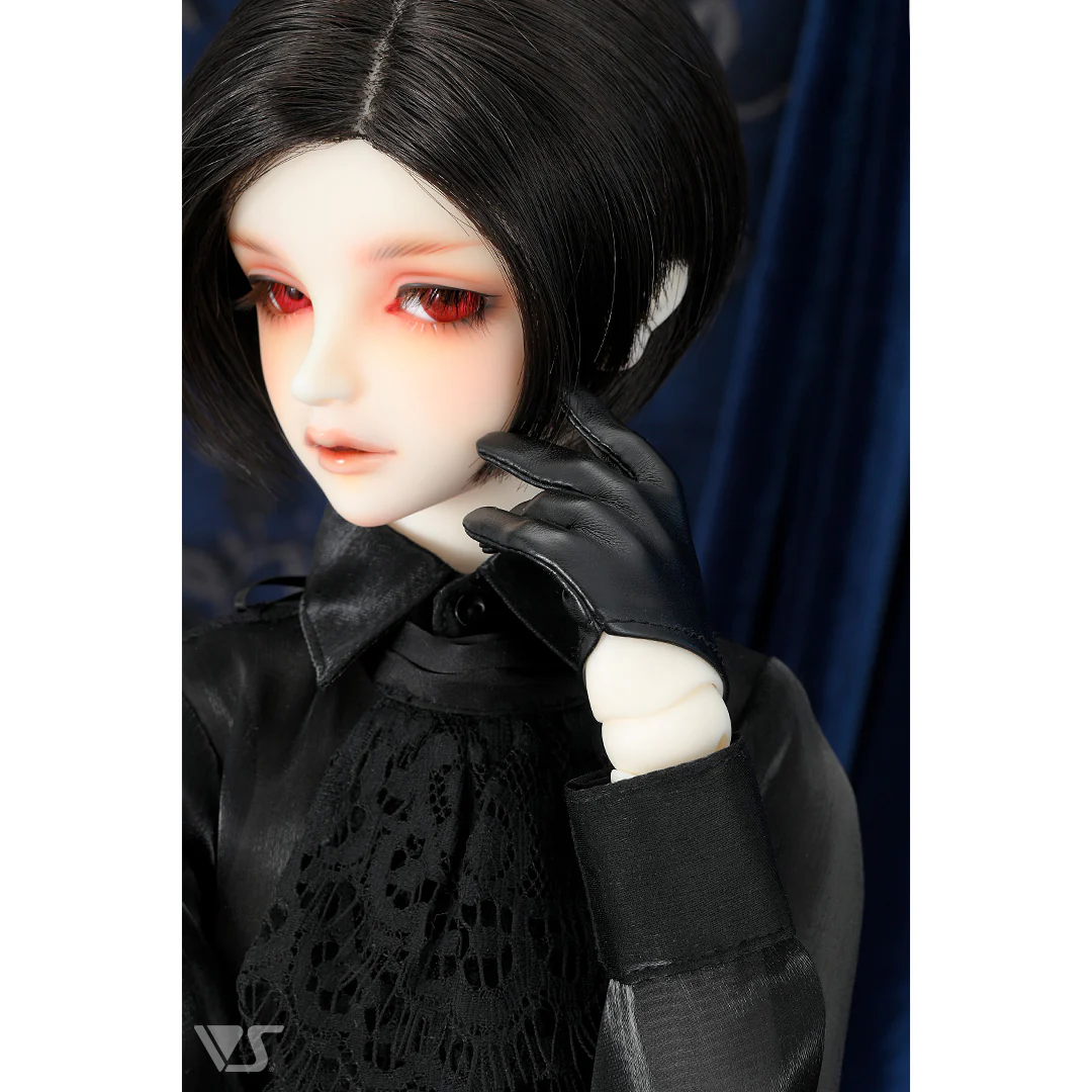 Gothic Half Palm Gloves (Black) - Image 3