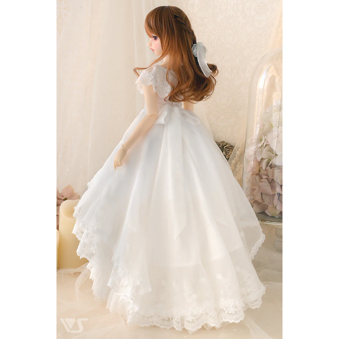 SD Long Back Dress (White) - Image 3