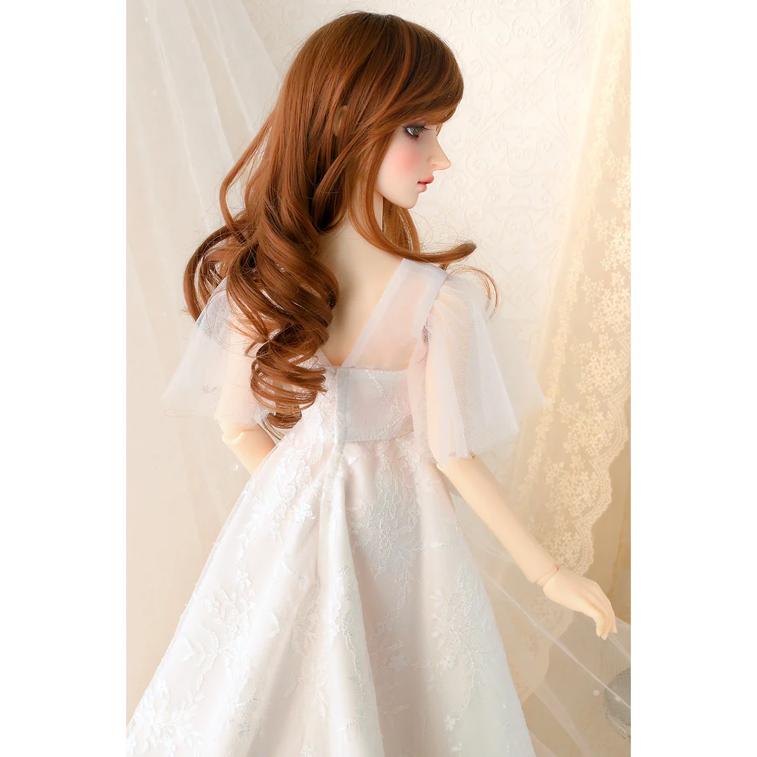 SD16 Long Back Dress (White) - Image 4