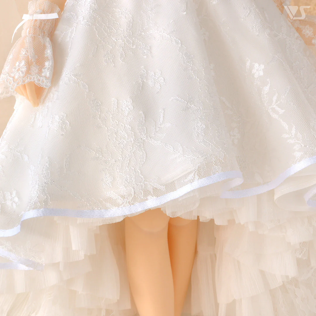 SD16 Long Back Dress (White) - Image 7